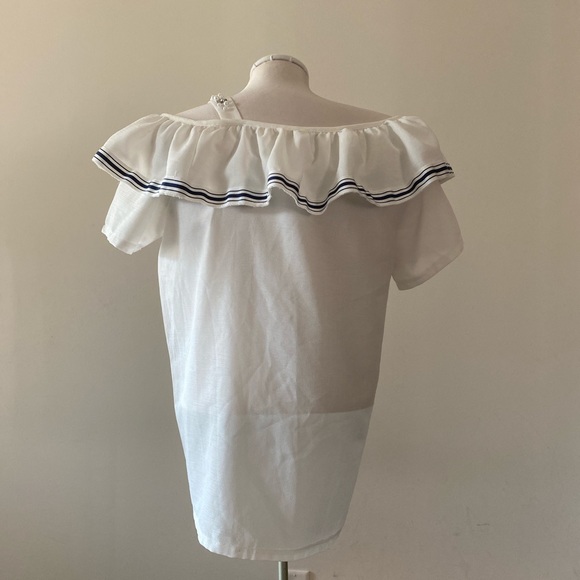 Striped ruffle layered blouse - Picture 3 of 4